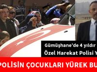 ŞEHİT POLİSİN ÇOCUKLARI YÜREK BURKTU