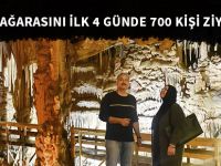 KARACA MAĞARASINI İLK 4 GÜNDE 700 KİŞİ ZİYARET ETTİ