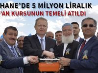 GÜMÜŞHANE’DE 5 MİLYON LİRALIK KUR’AN KURSUNUN TEMELİ ATILDI