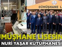 GÜMÜŞHANE LİSESİNDE HASAN NURİ YAŞAR KÜTÜPHANESİ AÇILDI