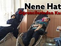 Nene Hatun öğrencilerinden kan bağışı