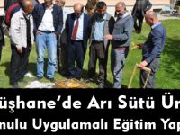 Gümüşhane’de Arı Sütü Üretimi Konulu Uygulamalı Eğitim Yapıldı