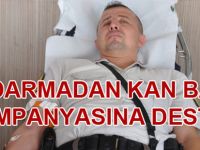 JANDARMADAN KAN BAĞIŞI KAMPANYASINA DESTEK