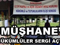 GÜMÜŞHANE’DE HÜKÜMLÜLER SERGİ AÇTI
