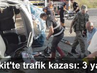 Kelkit'te trafik kazası: 3 yaralı