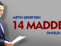 14 MADDELİ ÖNCELİK LİSTESİ