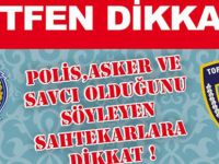 GÜMÜŞHANE EMNİYETİ UYARDI !