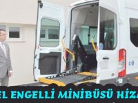 ÖZEL ENGELLİ MİNİBÜSÜ HİZMETTE