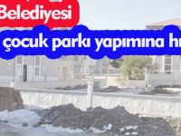 Kelkit Belediyesi çocuk parkı yapımına hız verdi