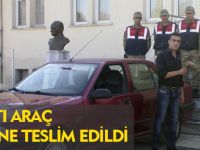 ÇALINTI ARAÇ SAHİBİNE TESLİM EDİLDİ