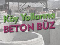 KÖY YOLLARINA BİN 170 BETON BÜZ