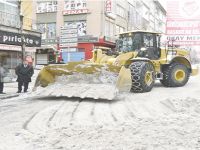 GÜMÜŞHANE BELEDİYESİNİN KARLA MÜCADELE ÇALIŞMALARI