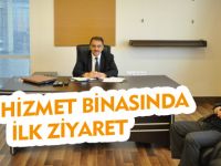 YENİ BELEDİYE HİZMET BİNASINA İLK ZİYARET