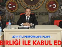 2014 YILI BÜTÇE PLANI KABUL EDİLDİ