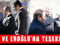 AĞBAL VE EROĞLU’NA TEŞEKKÜR