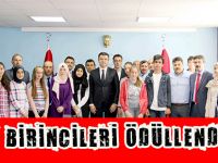 TEOG BİRİNCİLERİ ÖDÜLLENDİRİLDİ