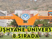 Gümüşhane Üniversitesi 8.sırada