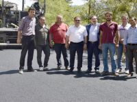 TANJANT YOLU ASFALTLANIYOR
