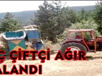 PATOZA AYAĞINI KAPTIRAN GENÇ ÇİFTÇİ AĞIR YARALANDI