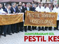 CUMHURBAŞKANI GÜL, PESTİL KESTİ