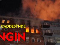 ATATÜRK CADDESİNDE YANGIN