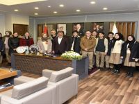 BAŞKAN ÇİMEN BURS ALAN ÖĞRENCİLERLE BULUŞTU