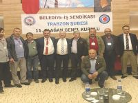 BELEDİYE- İŞ SENDİKASINA GÜMÜŞHANELİ DAMGASI