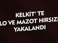KELKİT'TE KABLO ve MAZOT HIRSIZLARI YAKALANDI