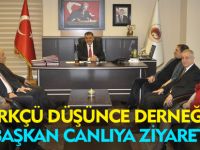 ATATÜRKÇÜ DÜŞÜNCE DERNEĞİNDEN BAŞKAN CANLI'YA ZİYARET