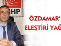 ÖZDAMAR'DAN ELEŞTİRİ YAĞMURU