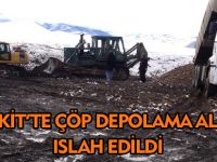 KELKİT’TE ÇÖP DEPOLAMA ALANI ISLAH EDİLDİ