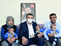 Üçüz Bebeklerine 'Recep', 'Tayyip', 'Erdoğan' İsmini Verdi