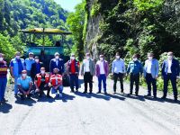 BAŞKAN ZORLUOĞLU SANTA GRUP YOLU'NDA
