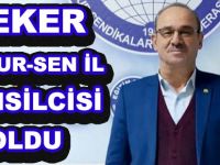 ŞEKER, MEMUR-SEN İL TEMSİLCİSİ OLDU