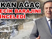 BAŞKAN AĞAÇ BAHÇECİK BARAJINI İNCELEDİ “İLERLEMEYEN BİR BARAJ İLE SU SORUNUNU ÇÖZMEK İSTİYORLAR”