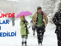 KÜRTÜN'DE OKULLAR 1 GÜN TATİL EDİLDİ