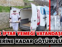 TORUL’DA SICAK İFTAR YEMEĞİ VATANDAŞLARIN EVLERİNE KADAR GÖTÜRÜLÜYOR