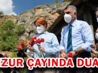 Akşener’den, Gümüşhaneli Şehit Öğretmen Necmettin Yılmaz İçin Duygulandıran Davranış MUNZUR ÇAYINDA DUA ETTİ