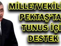 MİLLETVEKİLİMİZ PEKTAŞ’TAN TUNUS İÇİN DESTEK MEKTUBU