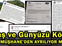 Üçtaş ve Günyüzü Köyleri  GÜMÜŞHANE’DEN AYRILIYOR MU?