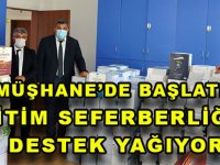 GÜMÜŞHANE’DE BAŞLATILAN EĞİTİM SEFERBERLİĞİNE DESTEK YAĞIYOR