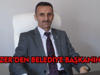 FATİH ÖZER'DEN BELEDİYE BAŞKANI'NA  CEVAP