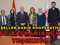 GÜMÜŞELLER KADIN KOOPERATİFİNDEN GTSO BAŞKANI AKÇAY’A TEŞEKKÜR