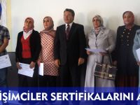 GİRİŞİMCİLER SERTİFİKALARINI ALDI