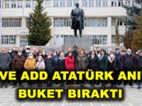 CHP VE ADD ATATÜRK ANITINA BUKET BIRAKTI