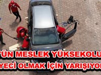 KÜRTÜN MESLEK YÜKSEKOLU’NDA İTFAİYECİ OLMAK İÇİN YARIŞIYORLAR