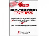 BAŞKAN ÇİMEN AÇIKLADI “GÜMÜŞHANE BELEDİYESİ’NDEN İSRAİL ÜRÜNLERİNE BOYKOT”