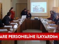 ÖZEL İDARE PERSONELİ İLKYARDIM EĞİTİMİNDEN GEÇTİ