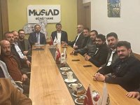 MÜSİAD KARZ-I HASEN SANDIĞI HEYETİ, MÜSİAD GÜMÜŞHANE ŞUBESİNİ ZİYARET ETTİ