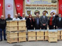 GÜMÜŞHANE'DE ORGANİK ARICILIĞA KOVAN DESTEĞİ